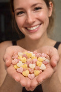 Minis coeurs exfoliants magiques au Karité